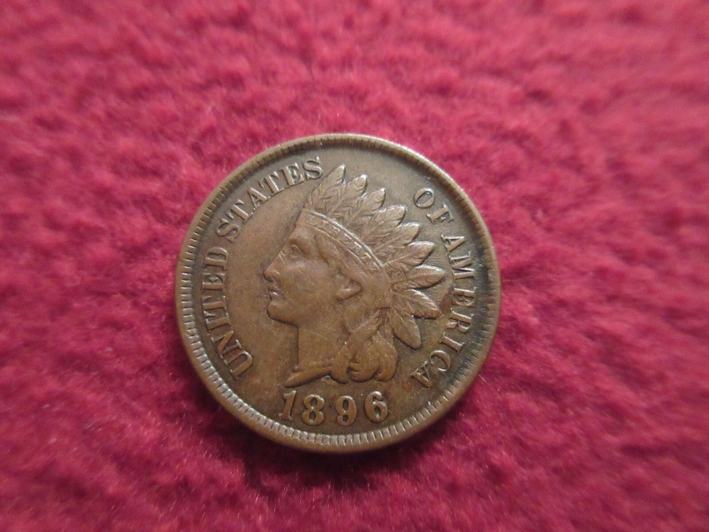 1896  DATED  INDIAN CENT ORIGINAL