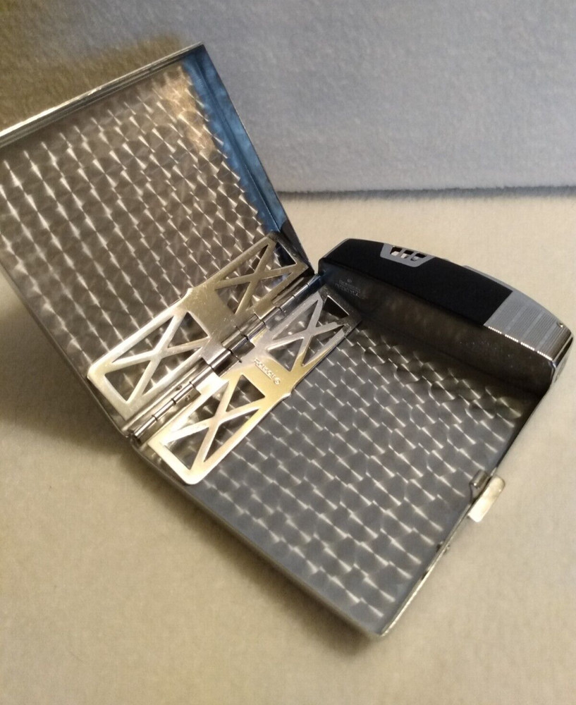 Vintage Ronson Lighter/Cigarette Case With Original Box *AWESOME!*