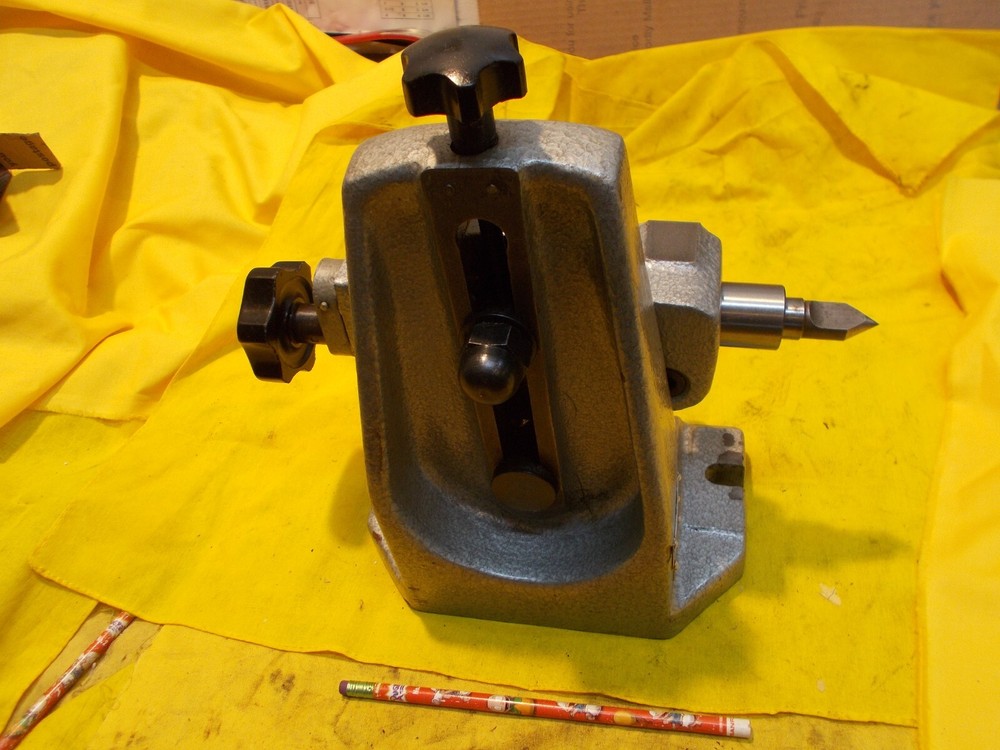 ADUSTABLE HEIGHT TILTING TAILSTOCK spacer rotary table diving head holder tool