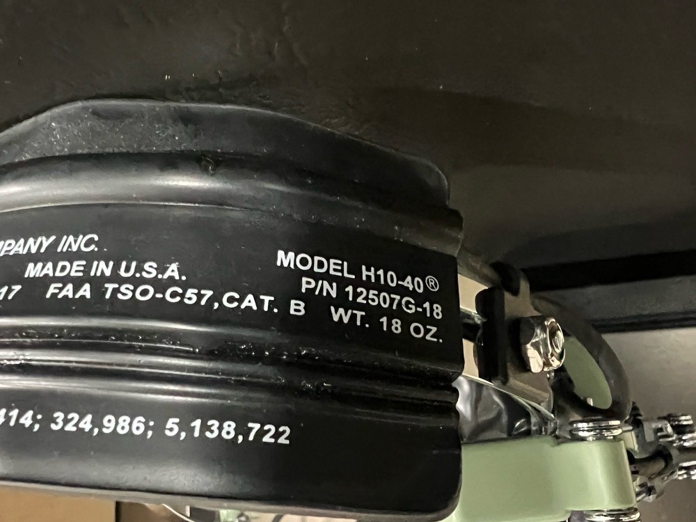 David Clark Model H10-40 Headset, Untested!