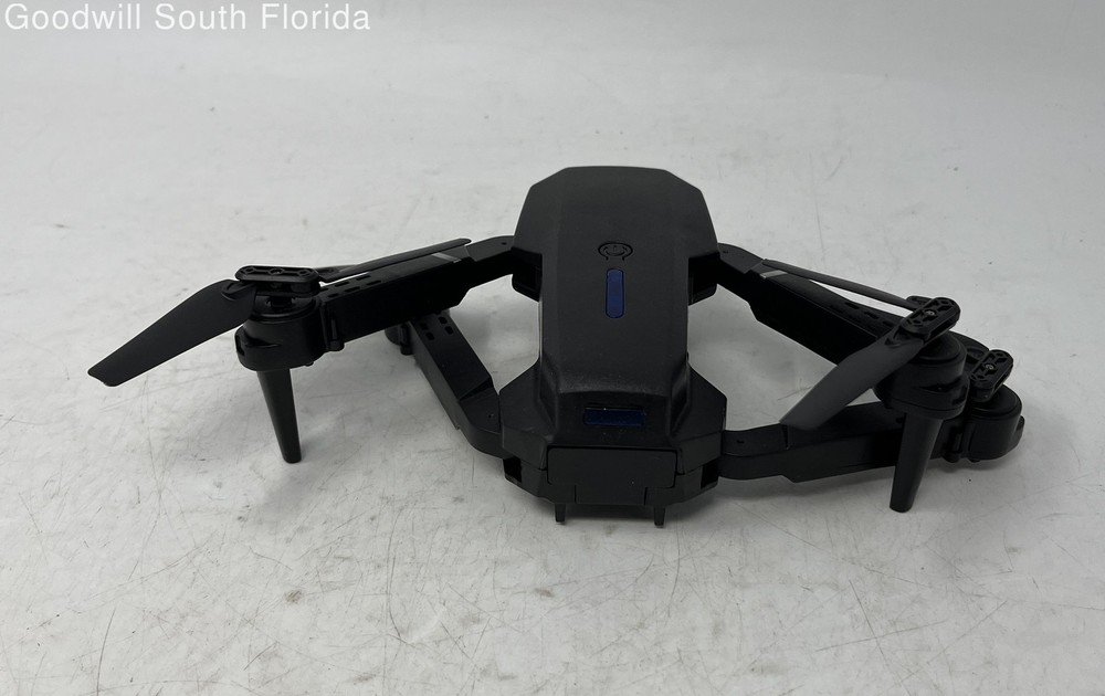 Black Foldable Remote Control Quadcopter Drone With HD Camera Not Tested