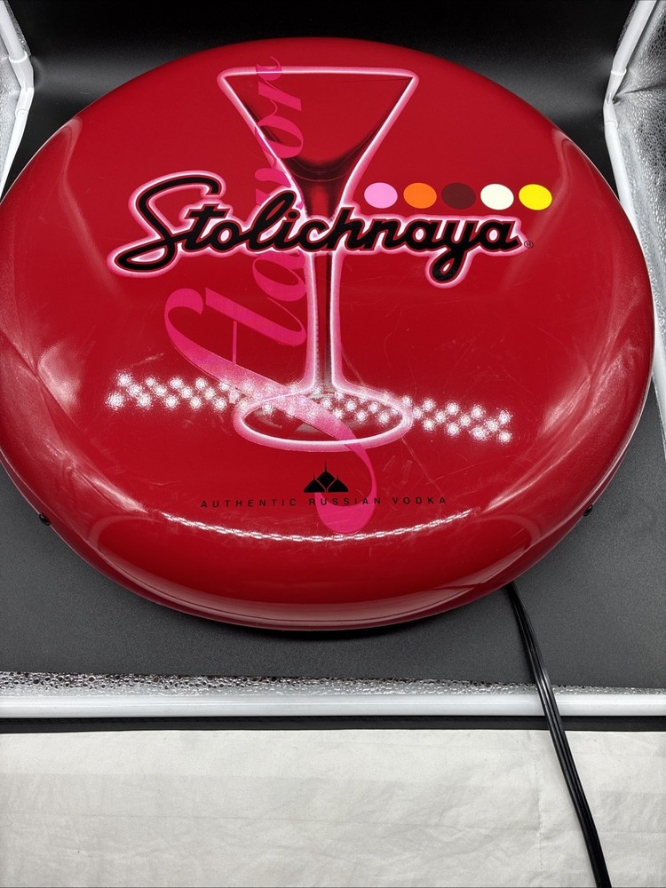 STOLICHNAYA VODKA LIGHT UP SIGN