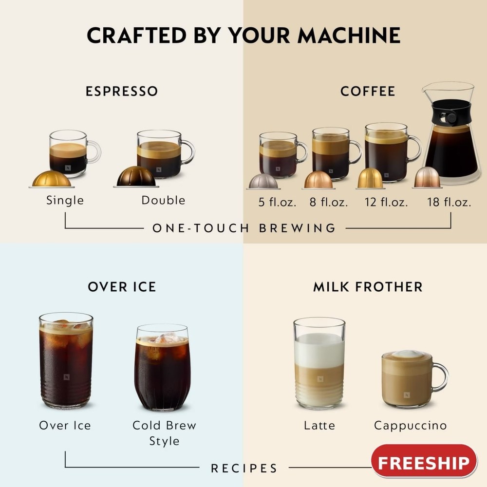 Nespresso Pixie Espresso Machine Silver Redesign