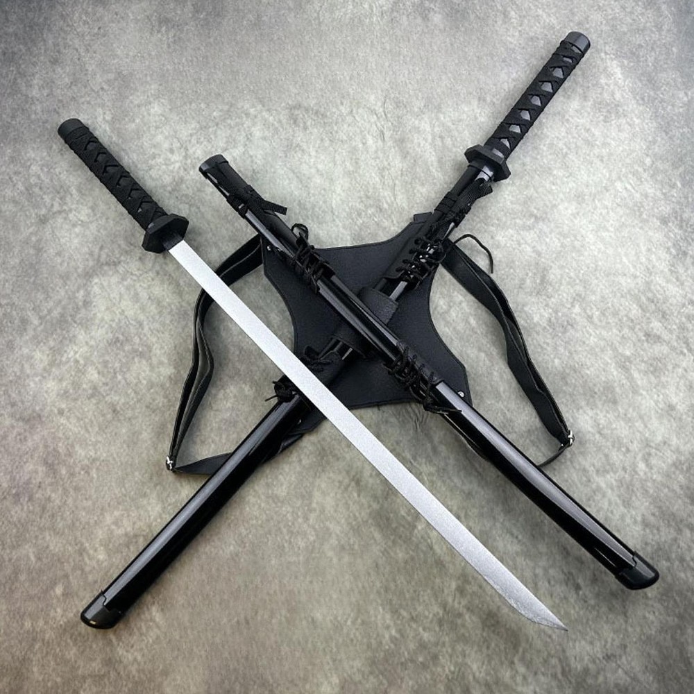Double Sword Harness Double Scabbard Samurai Back Strap