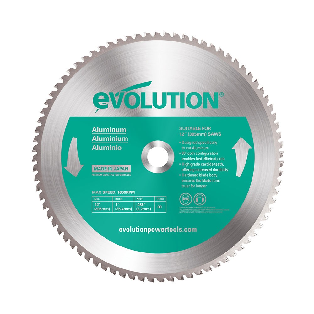 Evolution 12BLADEAL 12" TCT Blade Cutting Tool
