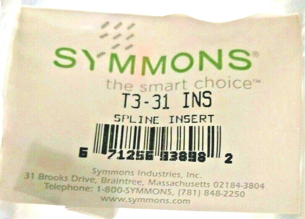 Symmons T3-31-INS Plastic Handle Insert Temptrol OEM