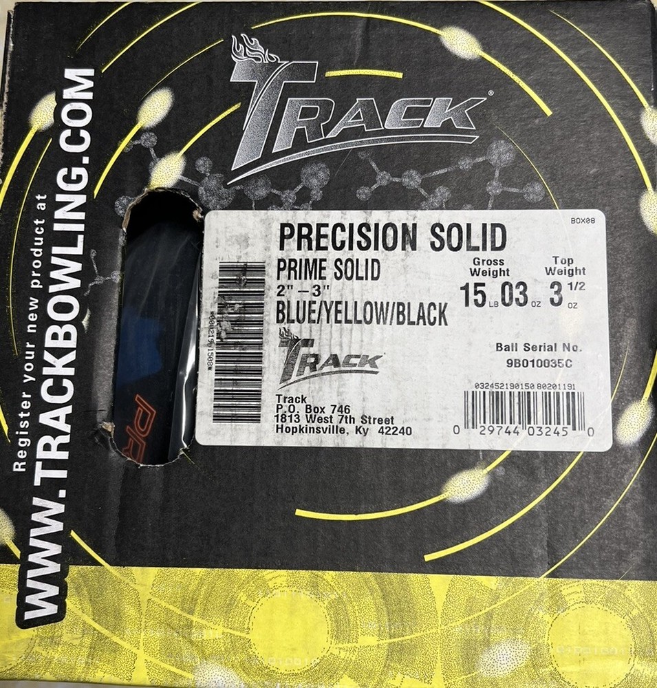 15lb Track Precision Solid Bowling Ball NIB!