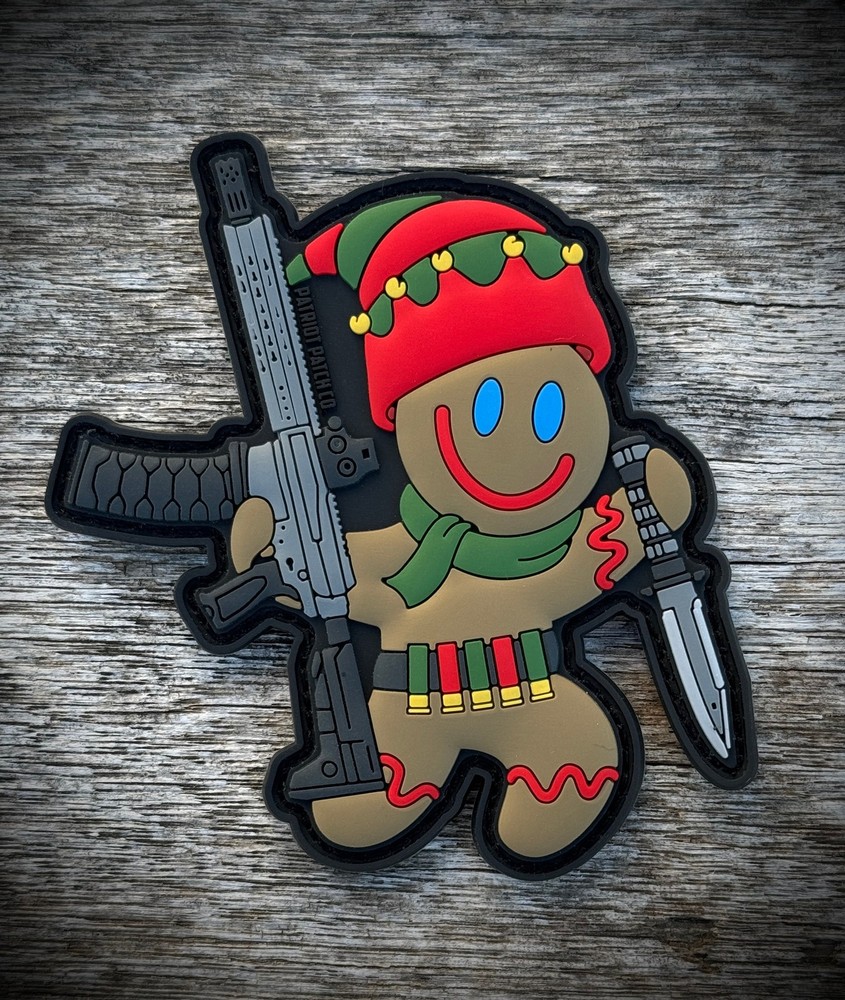 Patriot Patch Co. - Tactical Gingerbread Man Auto Shotty - Patch