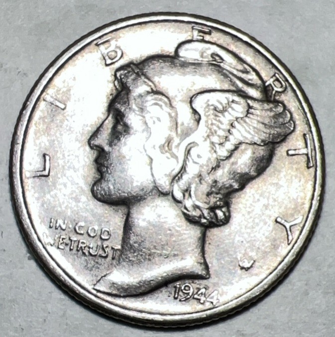 1944-Mercury Dime