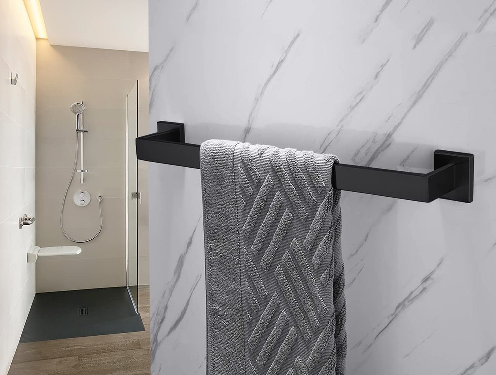 24" Stainless Steel Towel Bar 2-Pack for Bathroom, Kitchen - Rustproof