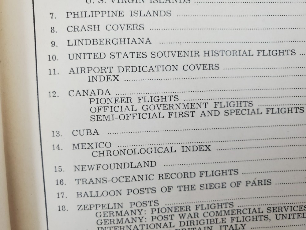 1940 American Air Mail Catalogue First ed Reference Listing Airpost of the World