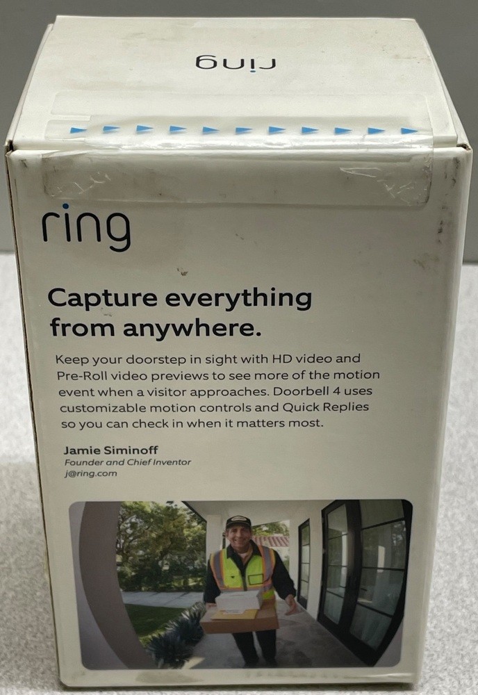 Ring Doorbell 4 Smart Wireless Doorbell Camera