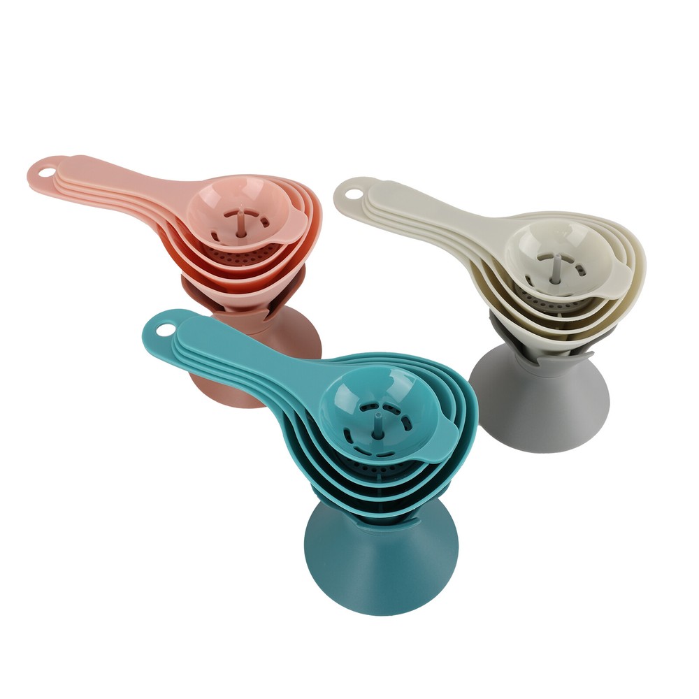 6PCS Kitchen Funnel Set with Detachable Strainer Filter & Egg Separator BPA-Free