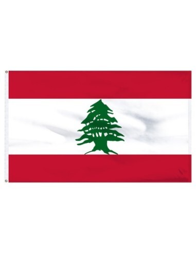 Lebanon 2' x 3' Indoor Polyester Flag