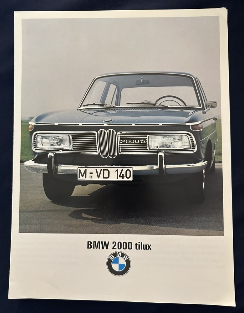 BMW 2000 tilux sales brochure