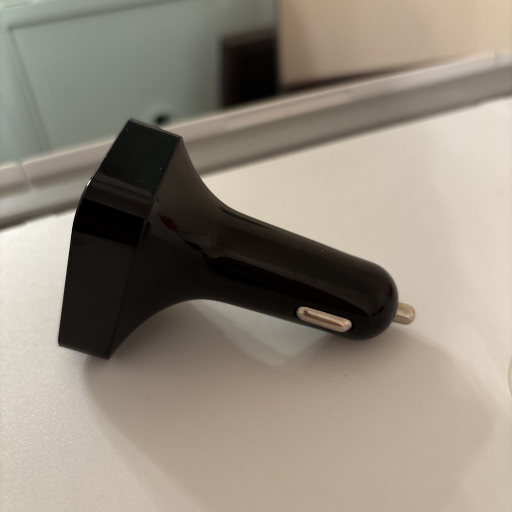 Onn Bluetooth Wireless FM Transmitter Aux Dual USB/1 C Type Charger + LDC Screen