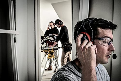 3M Pro-Comms Electronic Hearing Protector, Wireless Pro-Comms, Black/Red