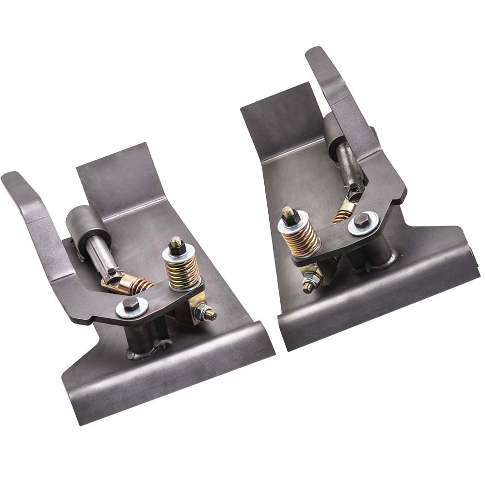 2 Pcs Skid Steer Quick Tach Conversion Adapter Set for Latch Box Weld-On