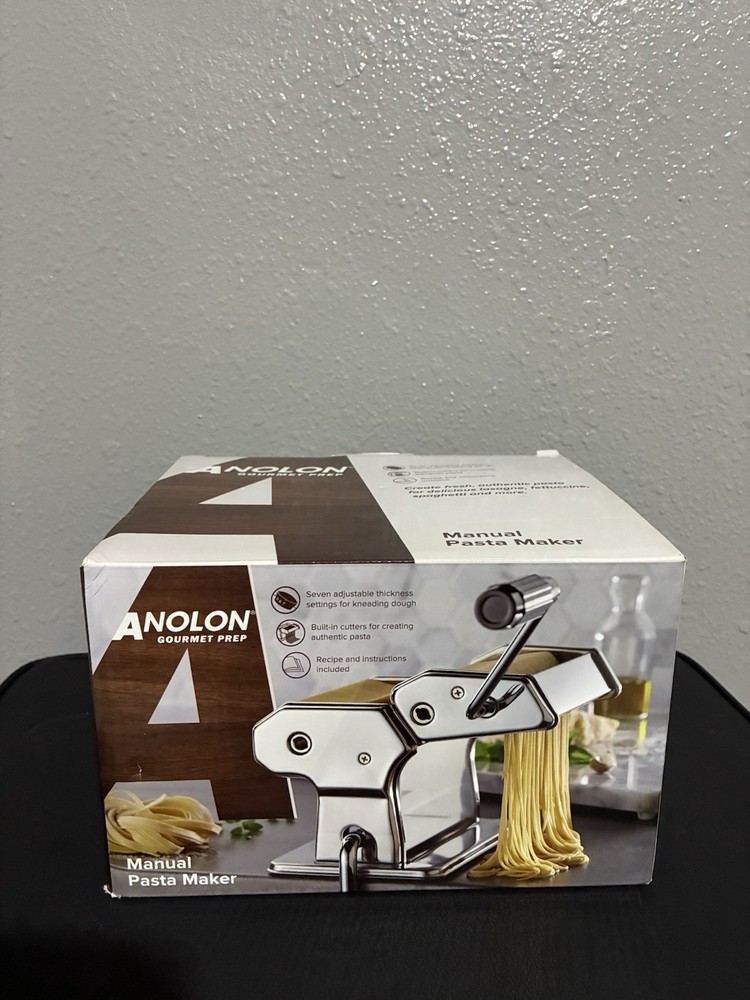 Anolon Gourmet Prep Manual Pasta Maker Create Authentic Paste