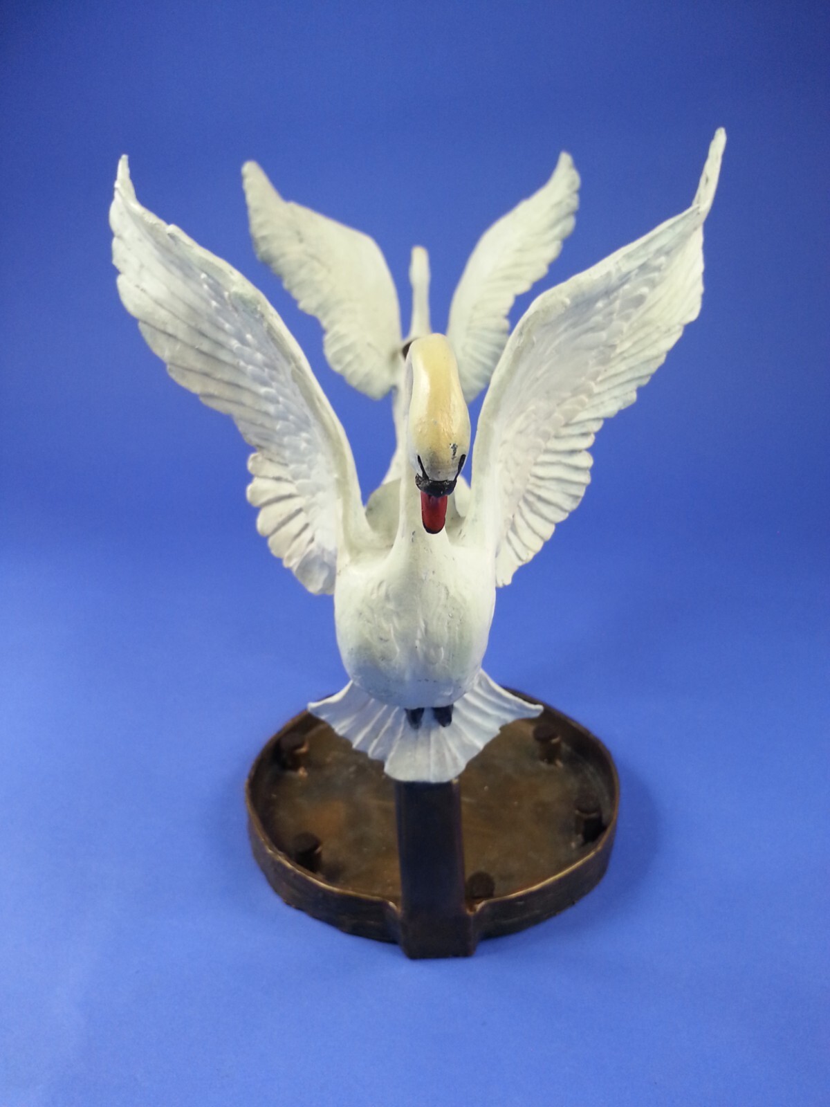 Vintage Art Castings Of Montana Bronze Ron Herron Swan Stand
