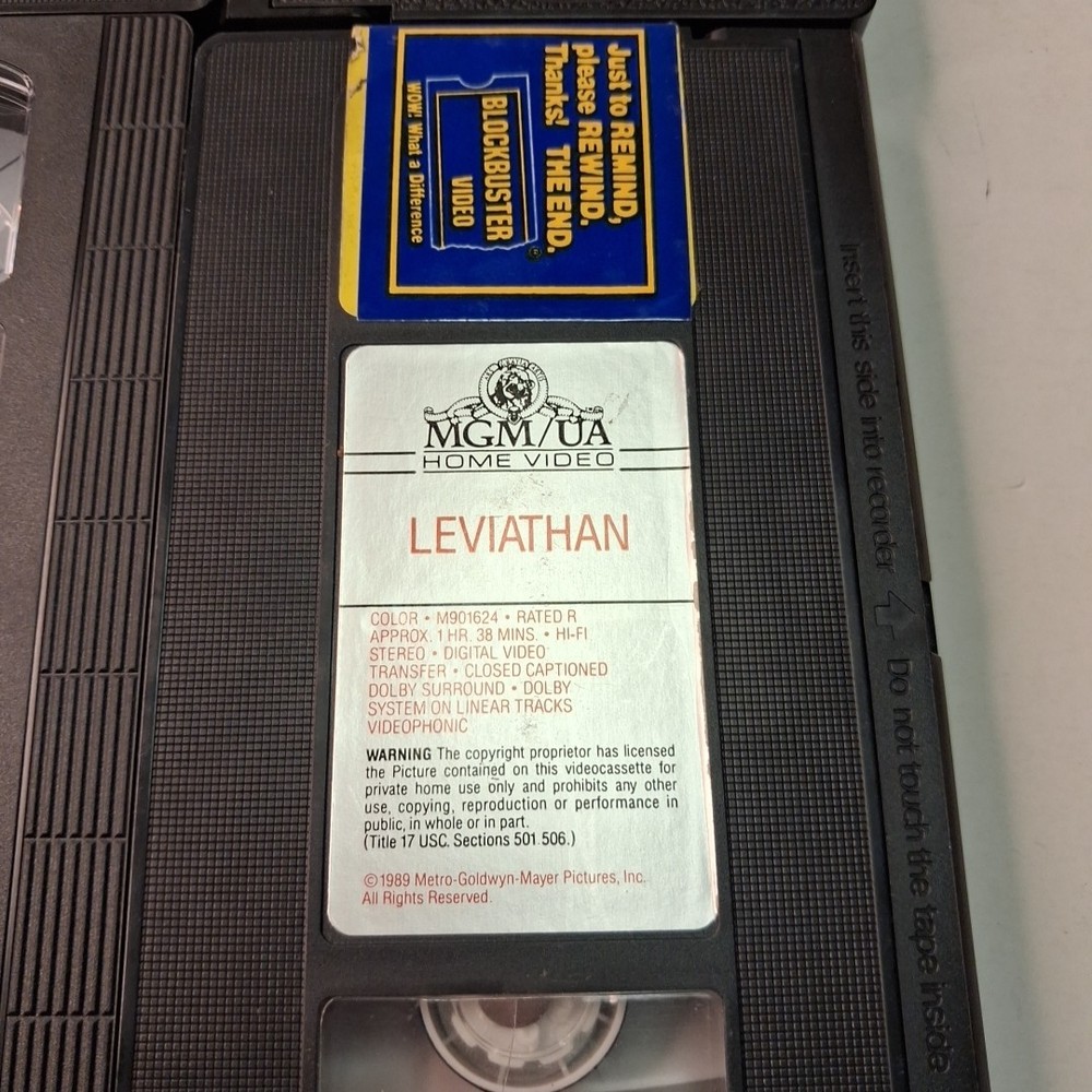 Alien Trilogy + Leviathan VHS