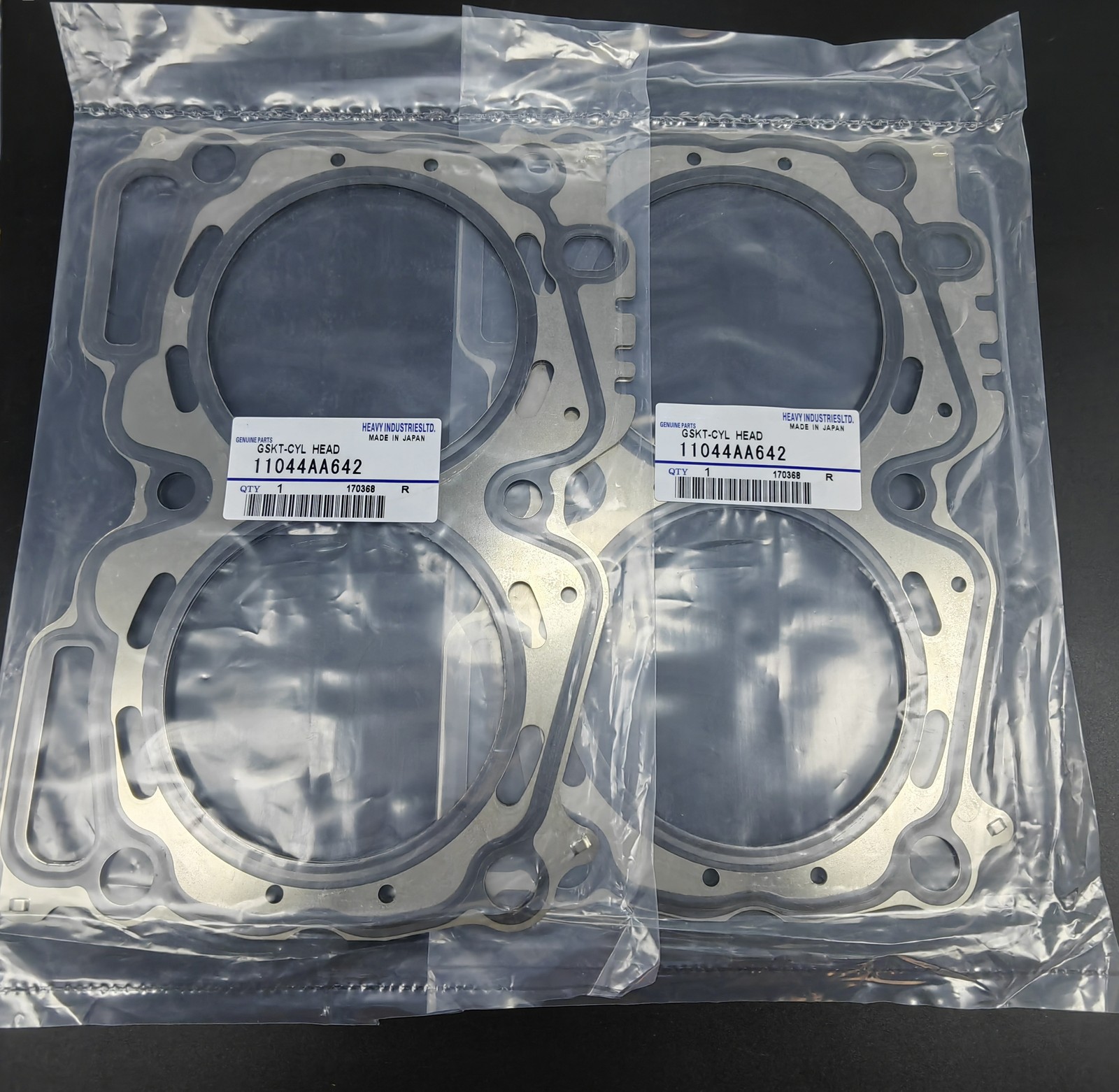 OEM 2 PCS 11044AA770 Cylinder Head Gasket Set For SUBARU 2.5 WRX STI 11044-AA642