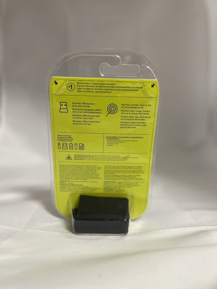 Logitech R400 Professional Wireless Presenter w/Red Laser Pointer New Sealed