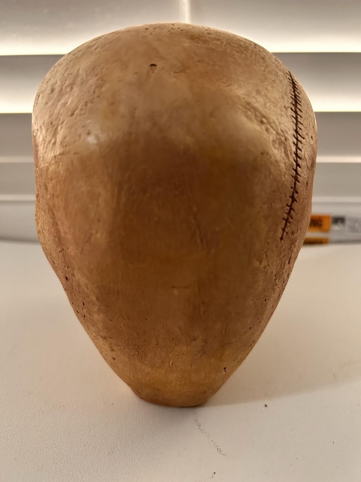 VINTAGE RANDOTTI SAMPLE "GOOGLE YELLOW EYED SKULL" STILL GLOWS IN THE DARK