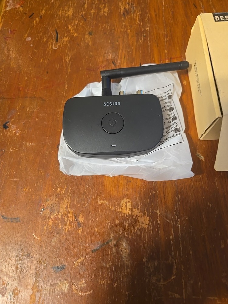 BE-RCA Pro Long Range Bluetooth Adapter for Bluetooth Music Streaming Black