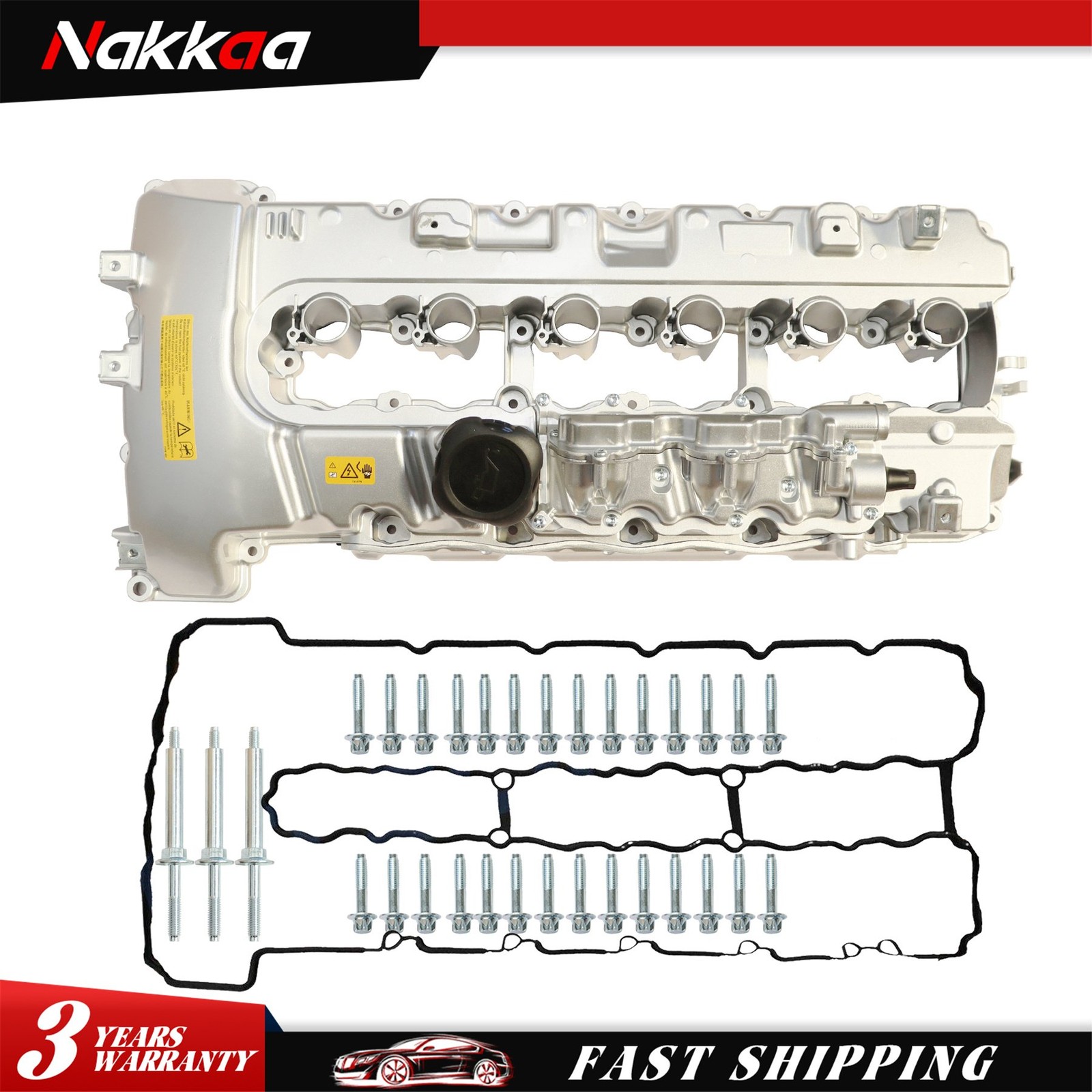 ALUMINUM Valve Cover for BMW N54 135i 335i 335is 335xi 535i xDrive 740i X6 Z4