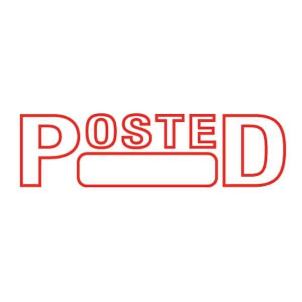 2000 Plus 035351 Message Stamp, Posted, 5/16"