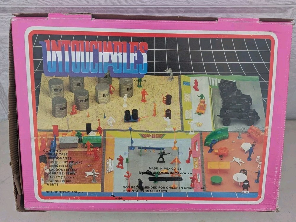 Marx Untouchables Playset With Box Reissue
