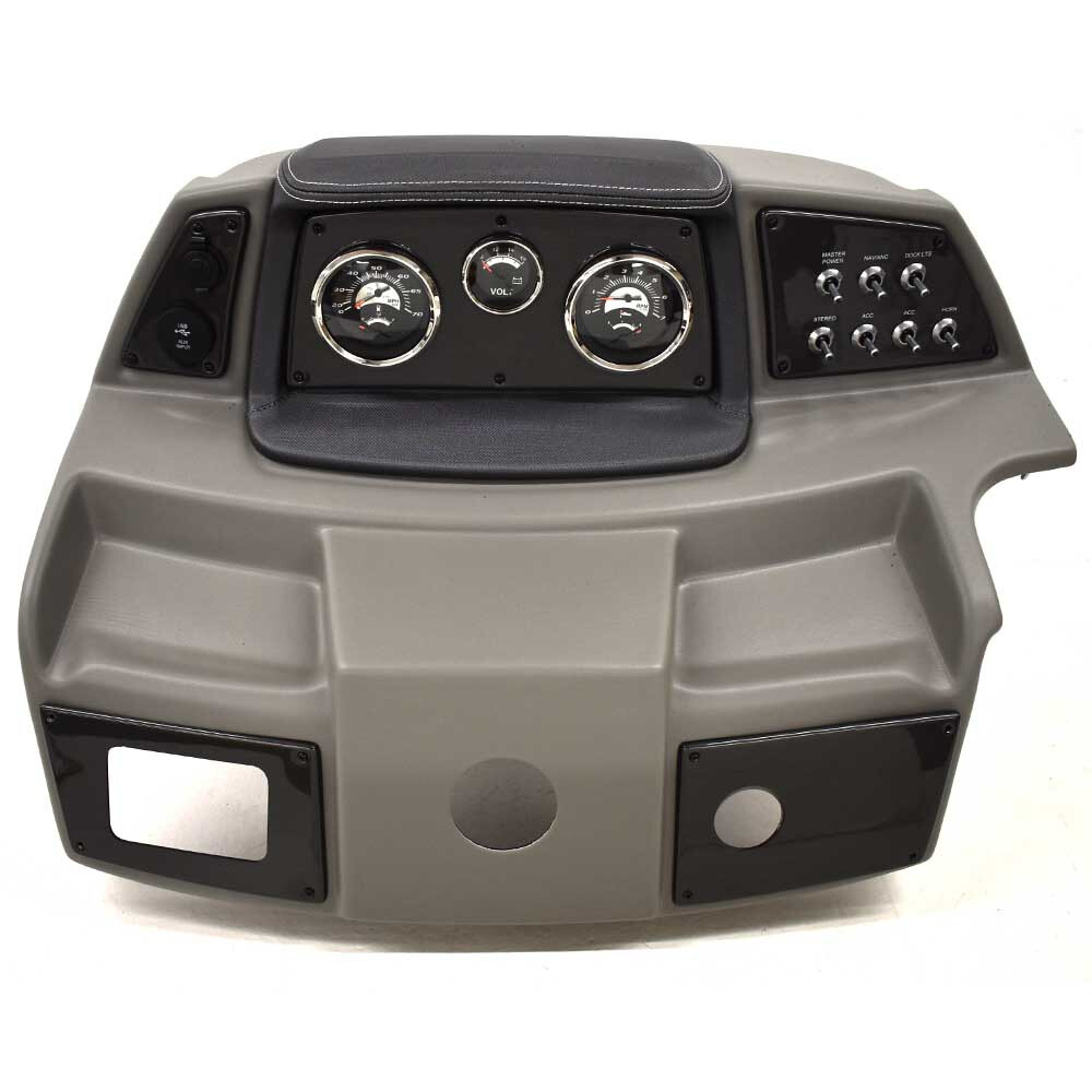 Lowe Boat Dash Console Panel 2249445 | Teleflex Mercury 32 Inch Gray