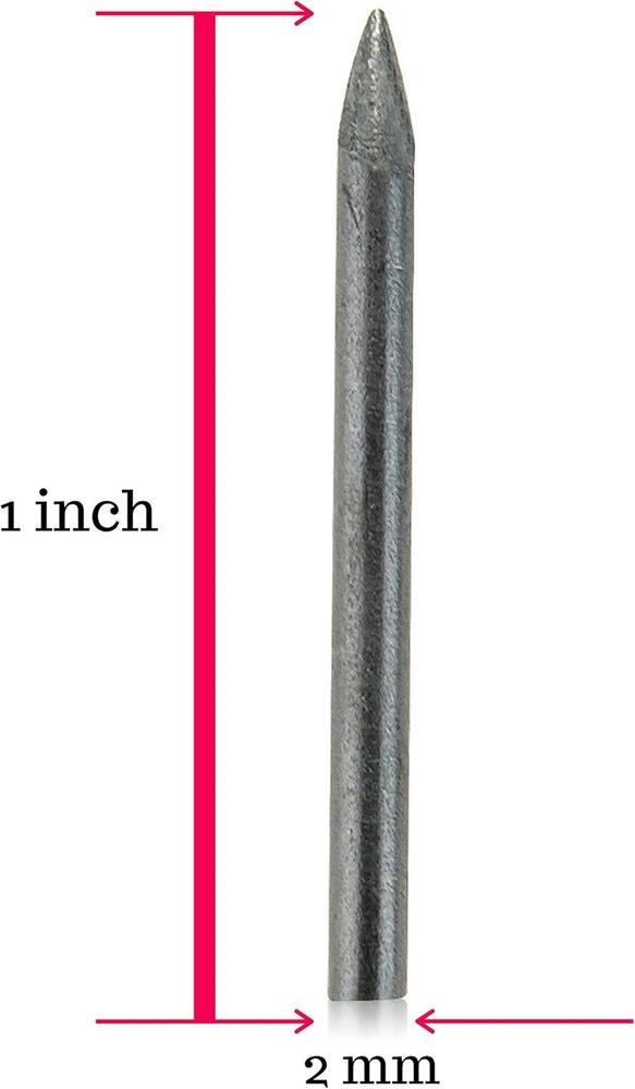 Mr. Pen- 100pcs 2mm Graphite Compass Leads for Drawing Circles, Geometry & Draft