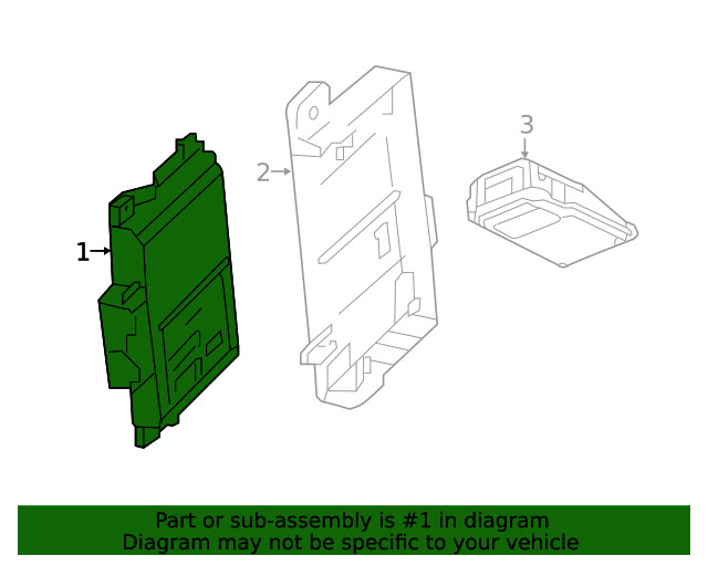 Genuine GM Active Safety Control Module 84991870