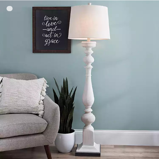 Prussia White Floor Lamp