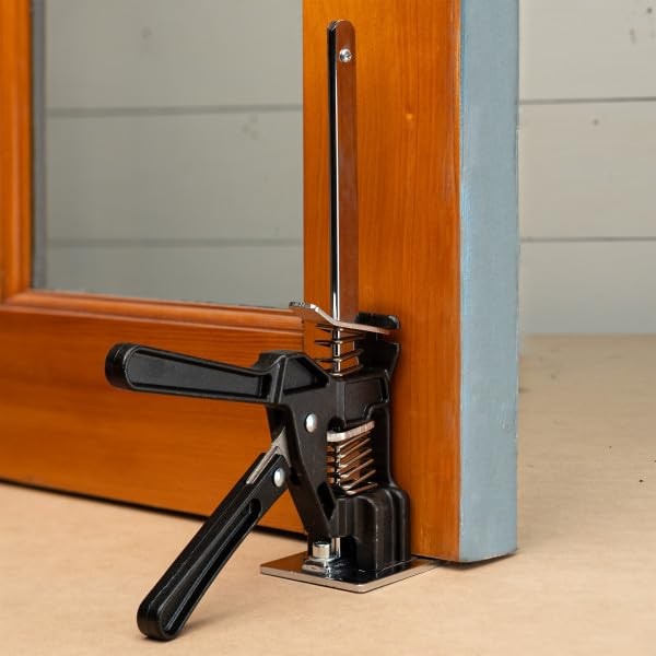 Hand Lifting Jack Tool - Labor Saving Arm Jacks for Installing 1 - Pack Black