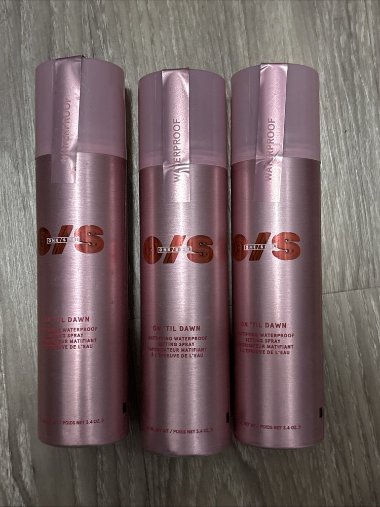3 Pack ONE/SIZE On 'Til Dawn Mattifying Waterproof Setting Spray