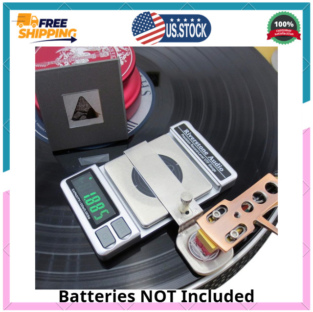 Riverstone Audio Precision Record Level Digital Turntable Stylus Force silver