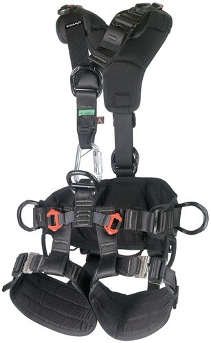 CAMP Access XT Black Full Body Harness ANSI Adjustable Size S - L