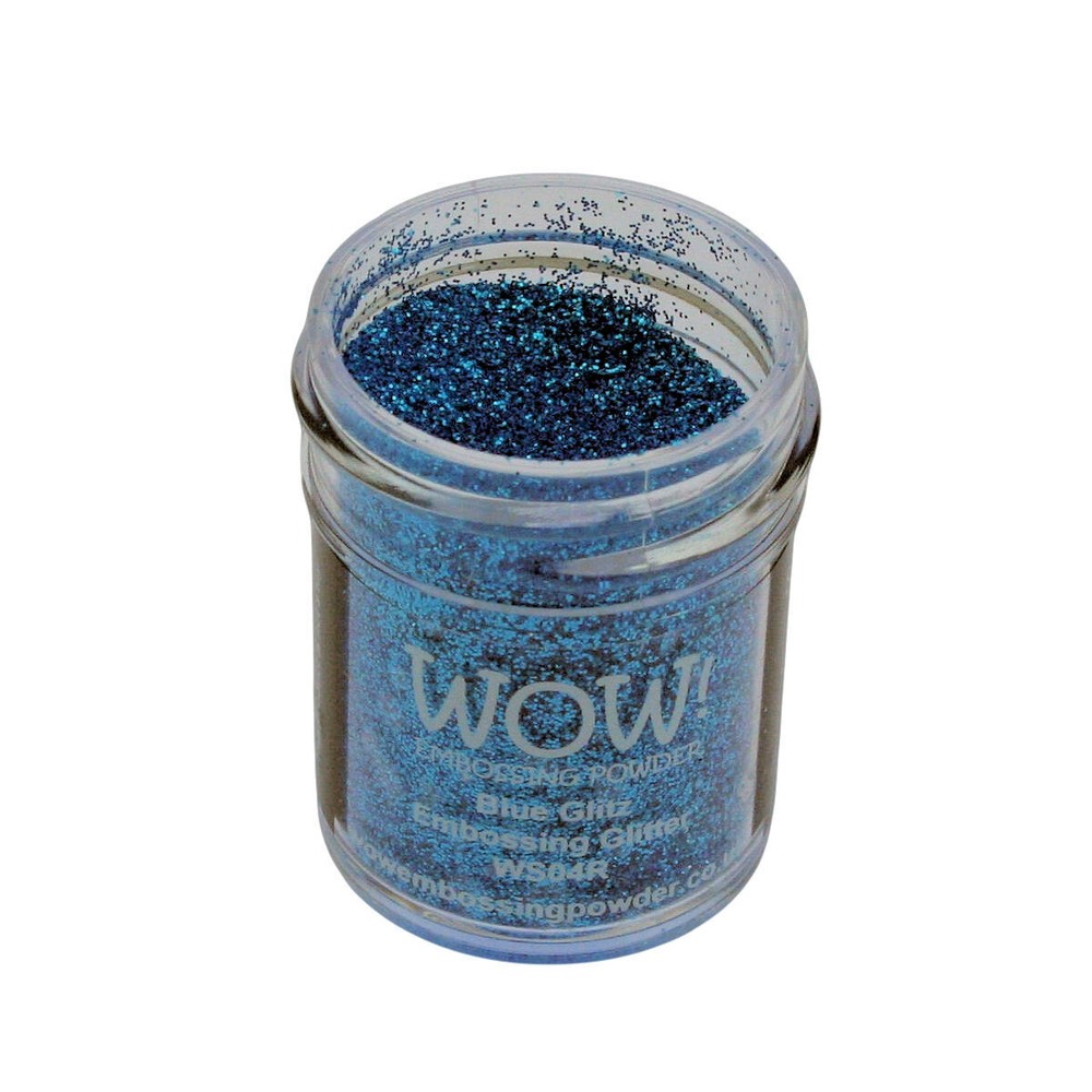 Wow! Glitter Embossing Powder 15ml - Blue Glitz