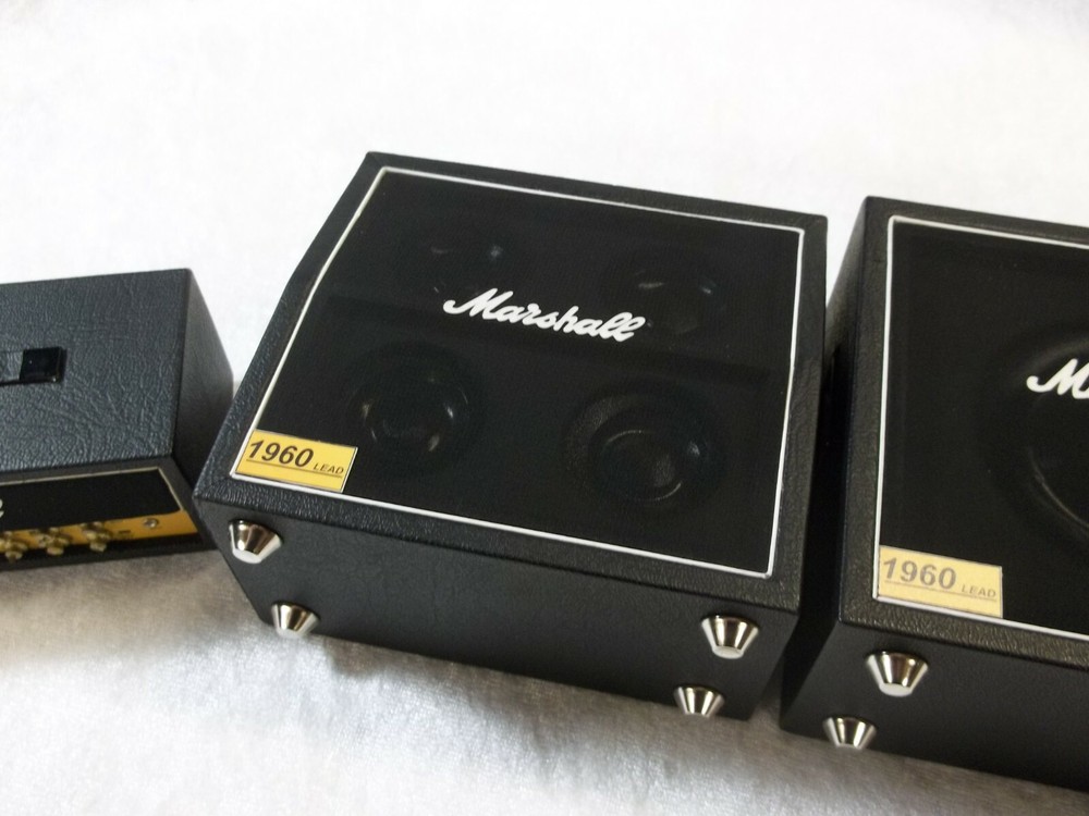 MARSHALL 1/6 SCALE MINIATURE GUITAR AMPLIFIER AMP MINI REPLICA 10" MODEL STACK