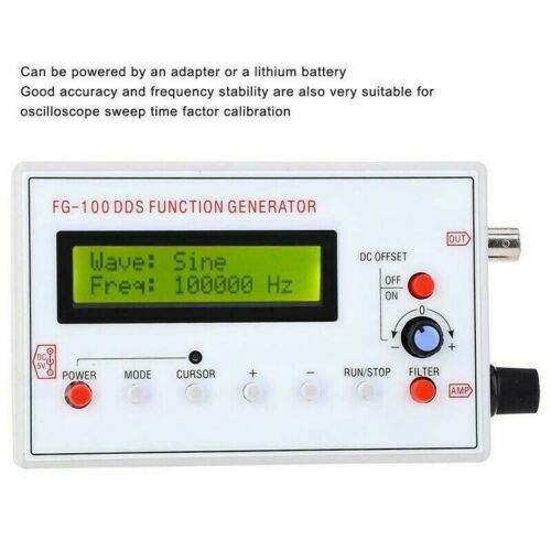 Accuracy FG-100 DDS Function Generator Function Signal Frequency Counter DDS