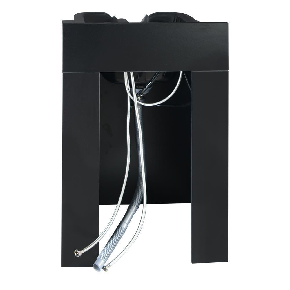 Backwash Shampoo Station Shampoo Bowl with Cabinet Hair Wash Sink for Salon Spa