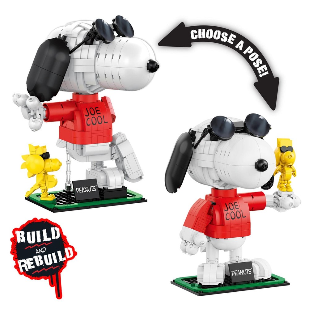 Peanuts Joe Cool 642-Piece Building Set