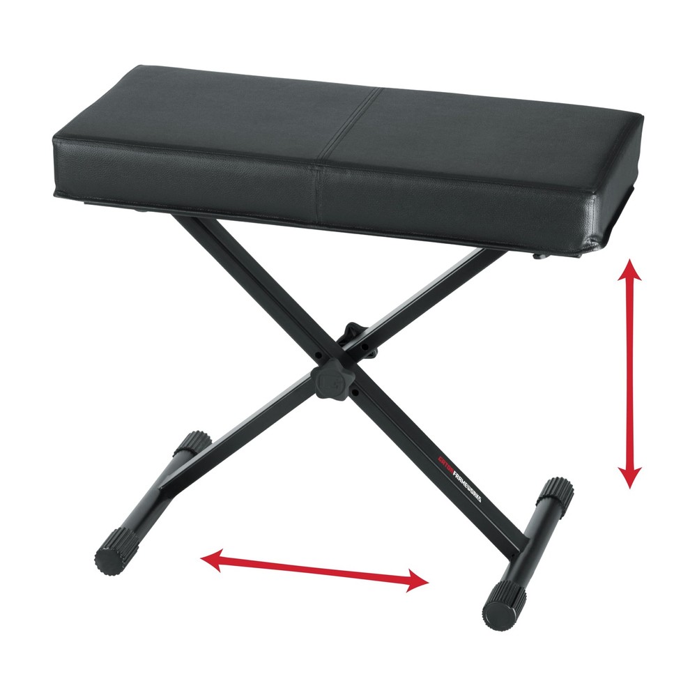 Frameworks Adjustable X-Frame Style Keyboard Bench, (GFW-Key-BNCH-1)