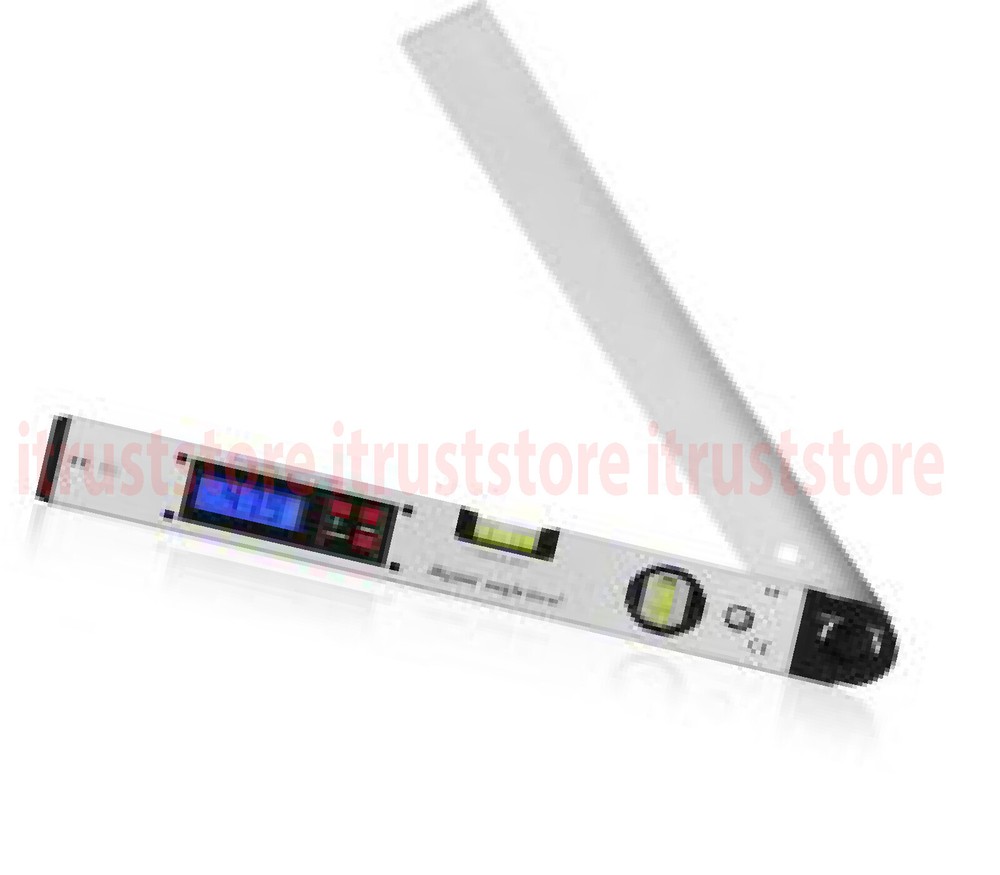 LONG DIGITAL PROTRACTOR GAUGE ANGLE FINDER PROTRACTER GAGE LEVEL TOOL