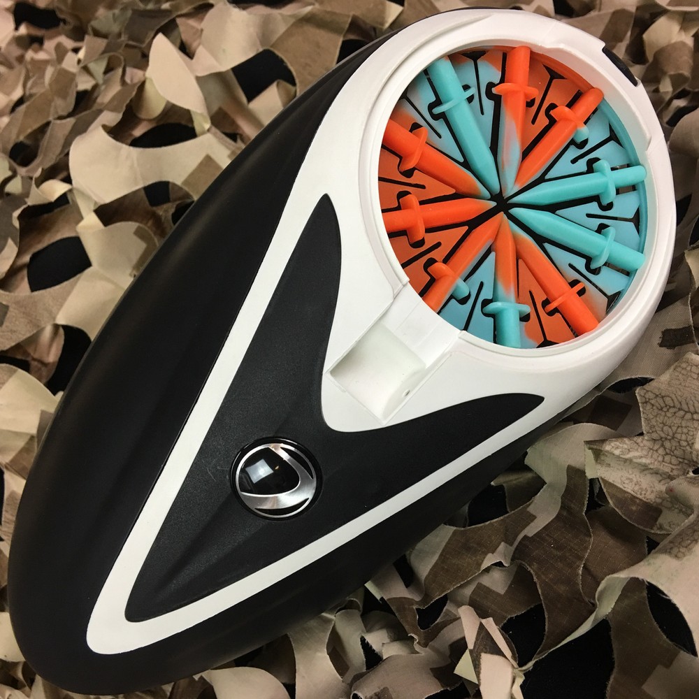 NEW KM Rotor Loader DAGGER Spine Speed Feed Quick Feed System - Dolphin Orange