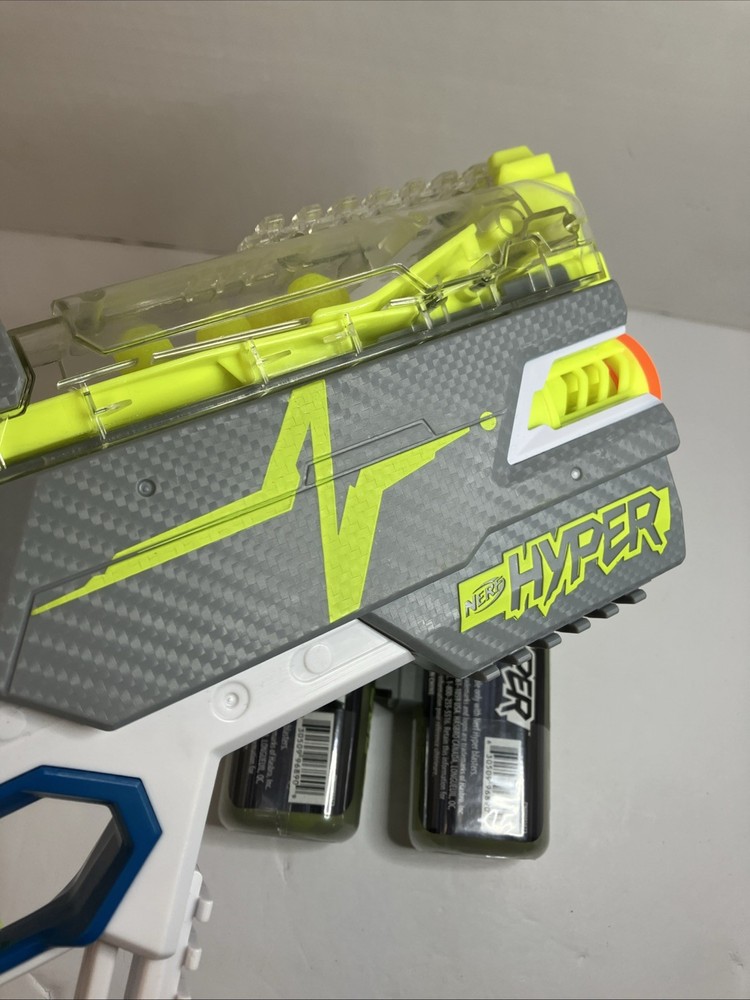 NERF Hyper Impulse-40 Blaster With Two 50-Round Canisters - 100 Total Rounds