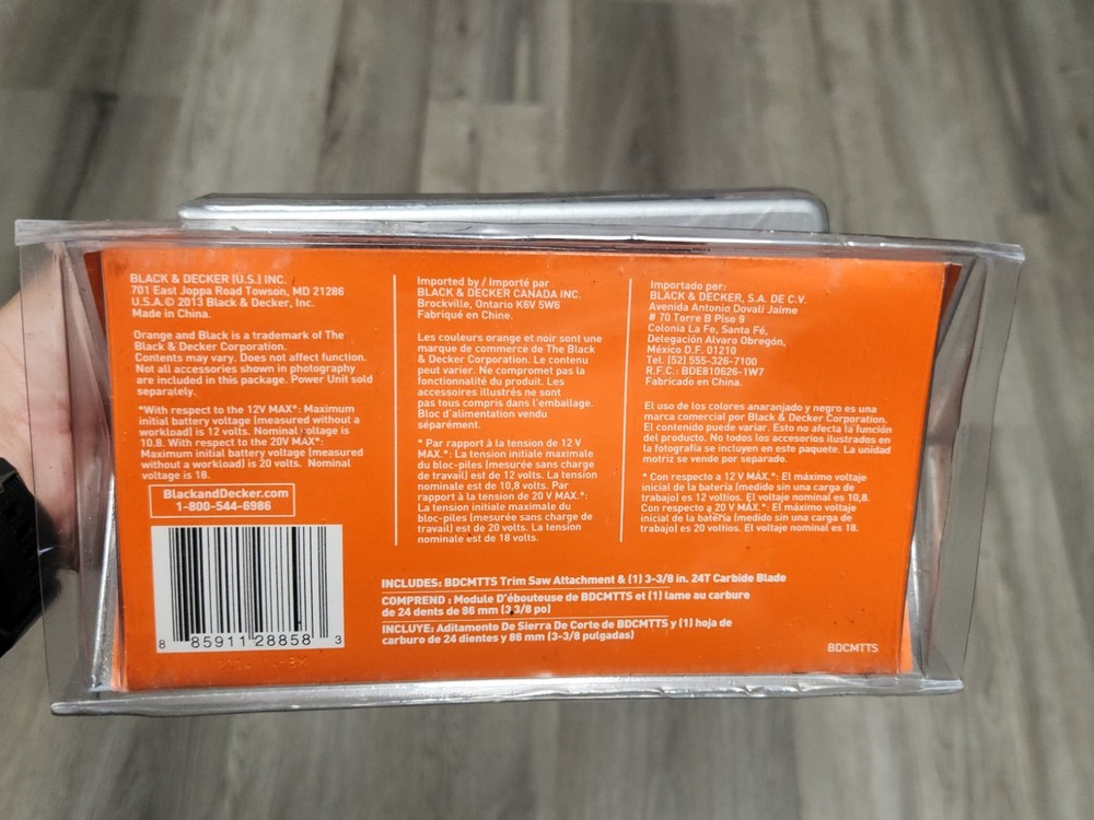 BLACK+DECKER MATRIX™ Trim Saw Attachment BDCMTTS